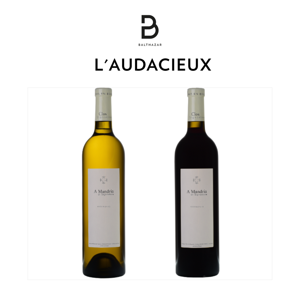 A MANDRIA BLANC  🍷 A MANDRIA ROUGE -  Les vins de Balthazar