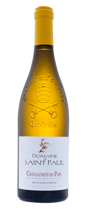 AOC CHATEAUNEUF DU PAPE BLANC 2013 -  Les vins de Balthazar - Domaine de Saint-Paul - Biologique, Grenache, Rhône, Roussanne